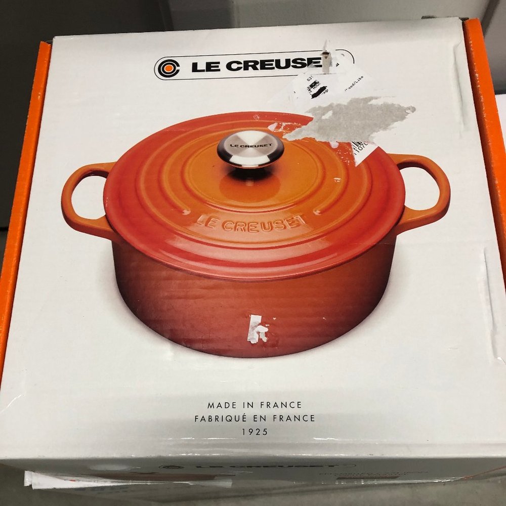 Le Creuset casserole dish